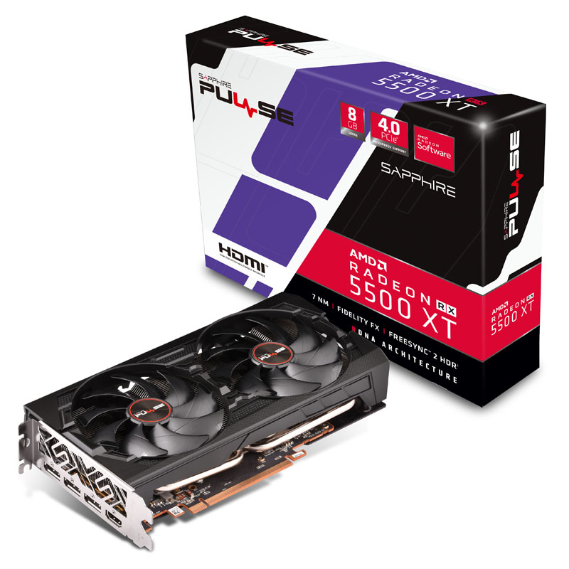 Sapphire Pulse Radeon RX 5500 XT 8G