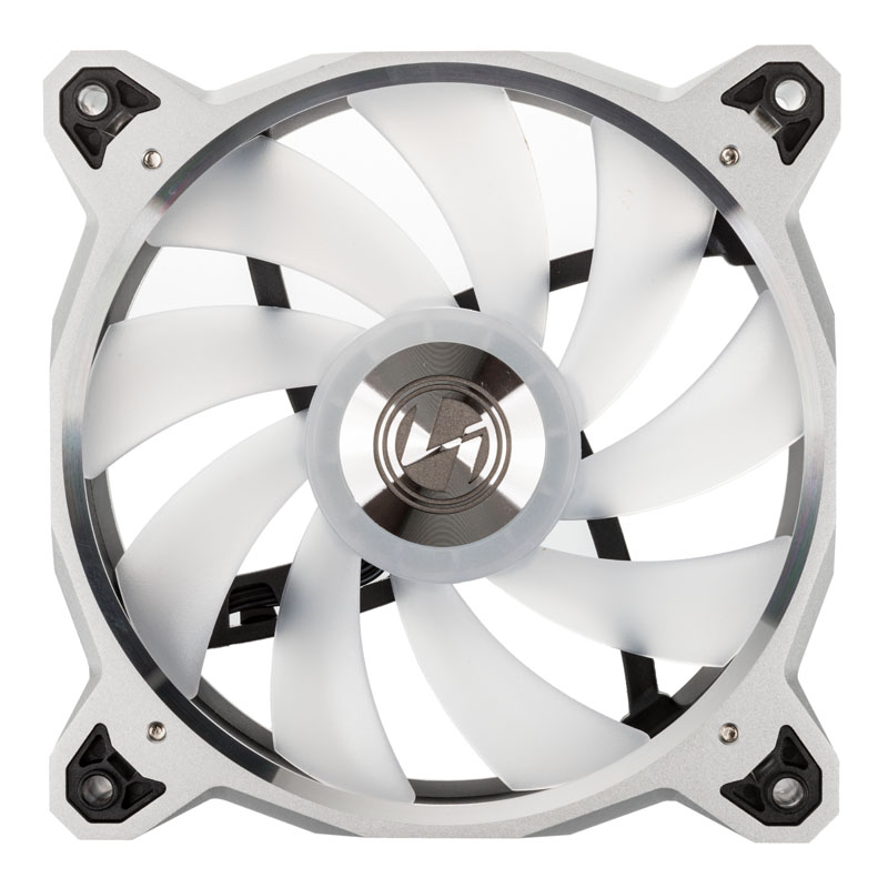 Lian Li BR120 Digital RGB PWM Lüfter 3er Pack + Controller, silber - 120mm