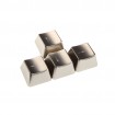 King Mod Metal Keycaps Pfeiltasten-Set, silber