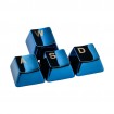 King Mod Metal Keycaps WASD-Set, blau