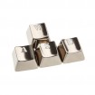 King Mod Metal Keycaps WASD-Set für LED-Tastaturen, silber