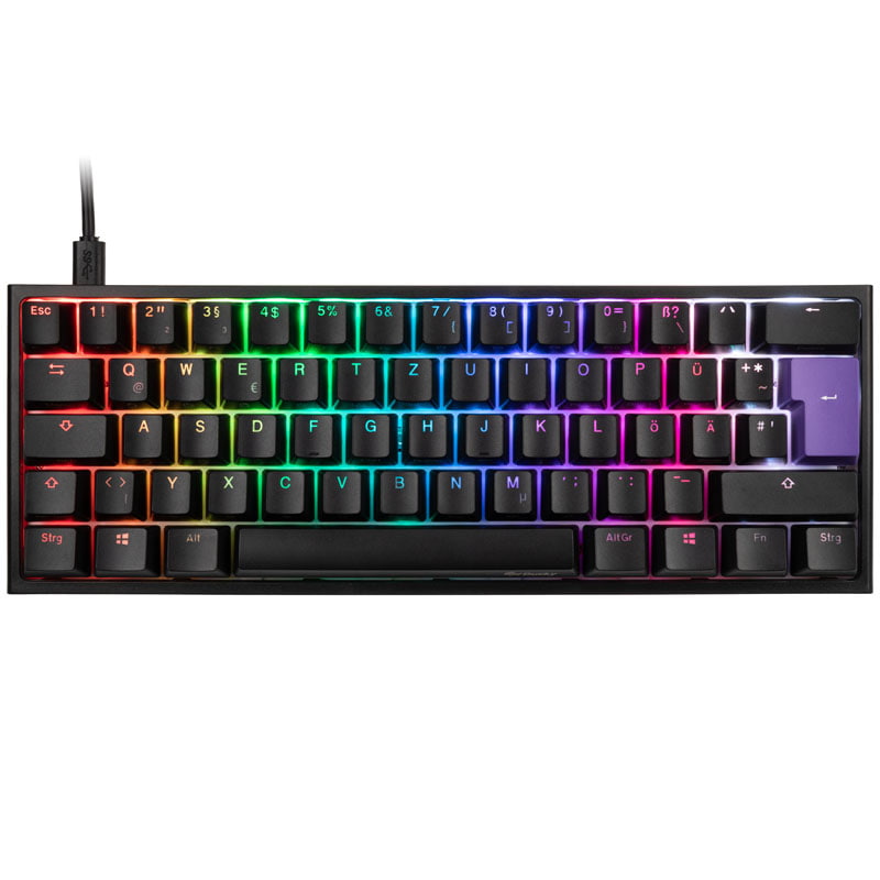 Ducky ONE 2 Mini Gaming Tastatur, MX-Blue, RGB-LED, scâ€¦