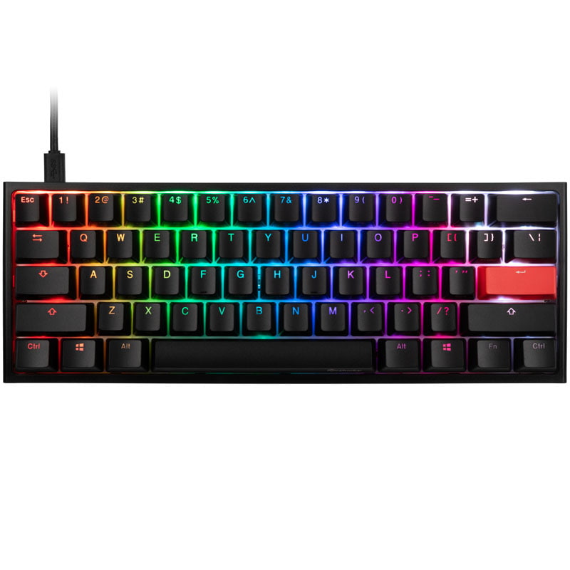 Ducky ONE 2 Mini Gaming Tastatur, MX-Black, RGB-LED, sâ€¦