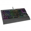 Corsair Gaming K65 LUX RGB Compact Gaming Tastatur, MX-Red - schwarz