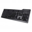 Das Keyboard Prime 13 Tastatur, DE Layout, MX-Brown, weiße LED - schwarz